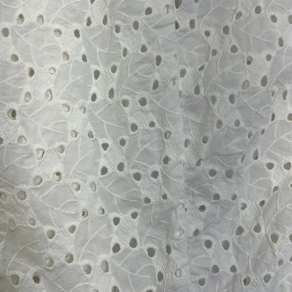 Zara - Embroidered White Open Front Ruffle With Bell Sleeves Jacket Size Medium - Picture 14 of 14